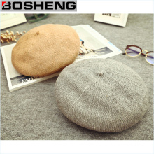 Frauen weiche warme Wolle Beret Beanie Slouch Hüte Cap